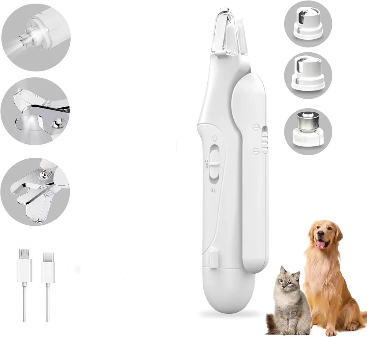 KnipVeilig™ LED Nagelknipper